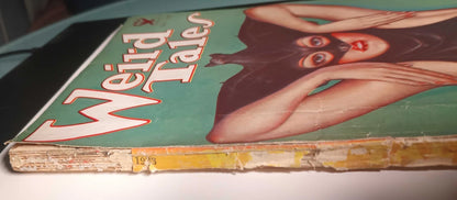 1933 Weird Tales 118 Batwoman Brundage Cover Rare Pulp Nice