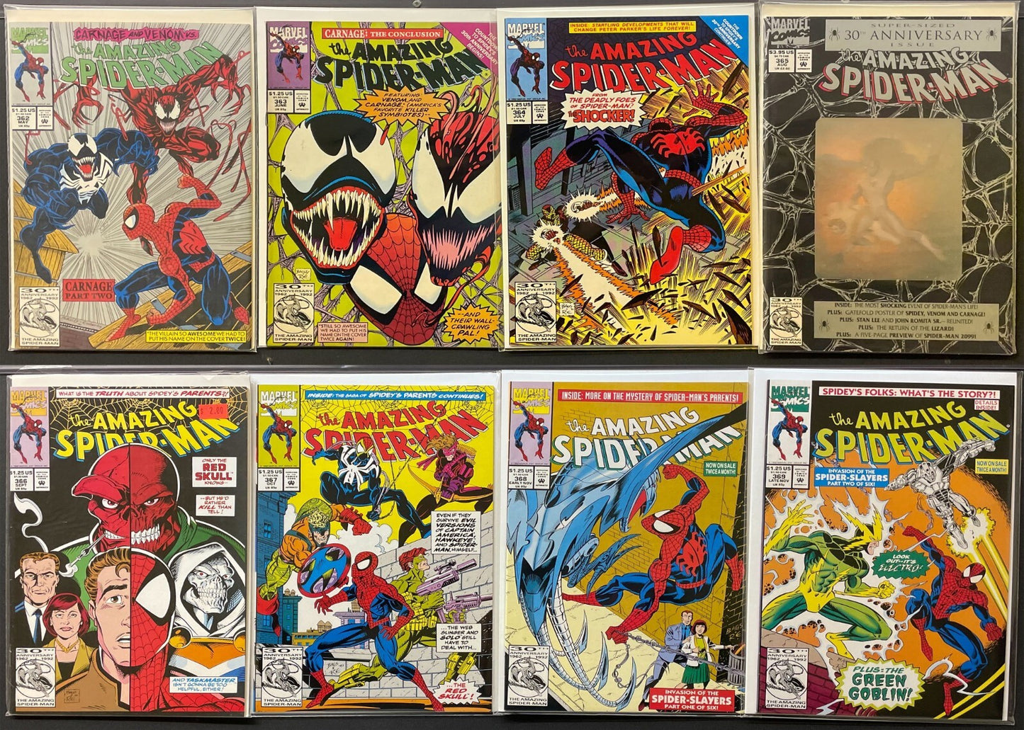 Amazing Spider-Man #300-400 Full Run Lot 1st Venom Carnage NM 316 361 344