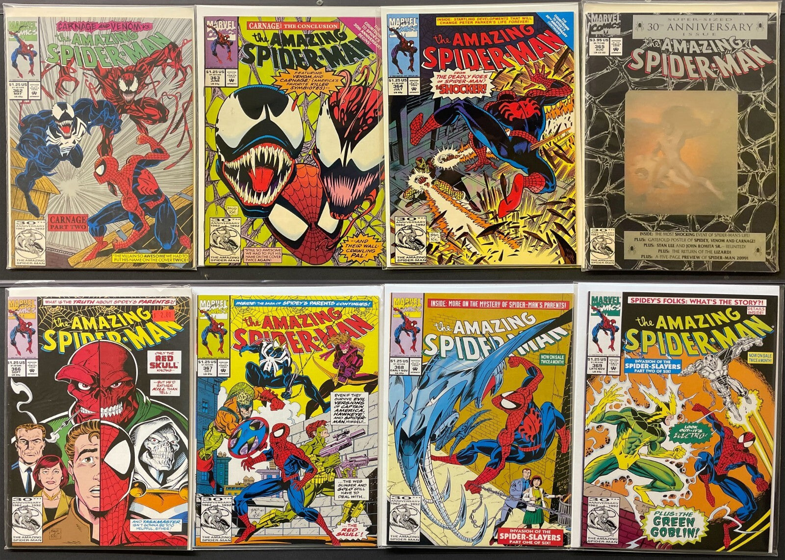 Amazing Spider-Man #300-400 Full Run Lot 1st Venom Carnage NM 316 361 344