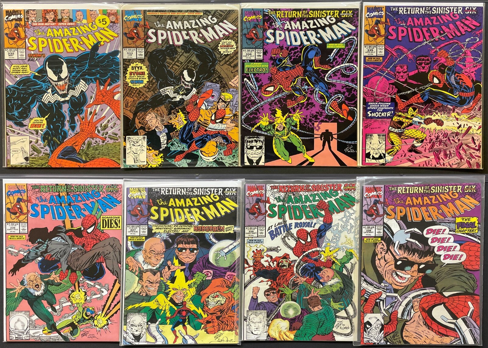 Amazing Spider-Man #300-400 Full Run Lot 1st Venom Carnage NM 316 361 344