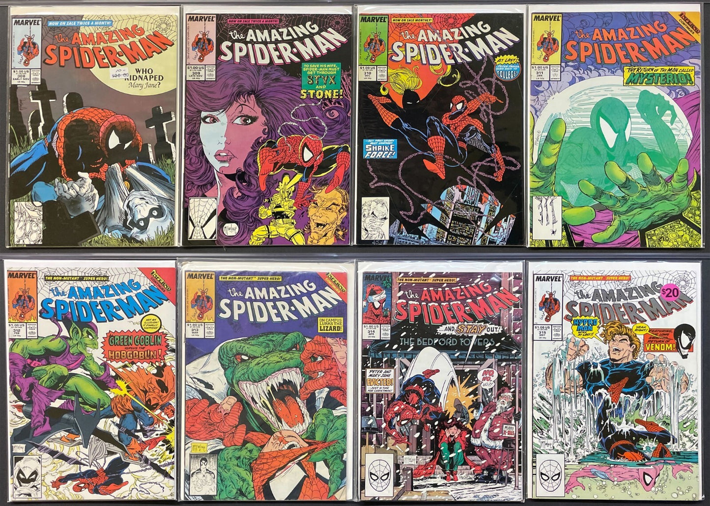 Amazing Spider-Man #300-400 Full Run Lot 1st Venom Carnage NM 316 361 344