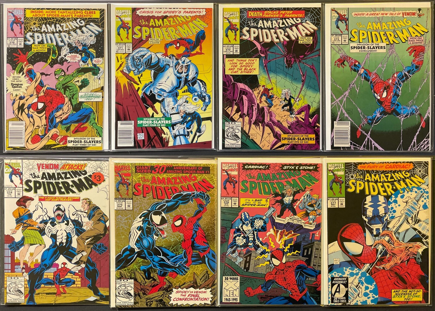 Amazing Spider-Man #300-400 Full Run Lot 1st Venom Carnage NM 316 361 344