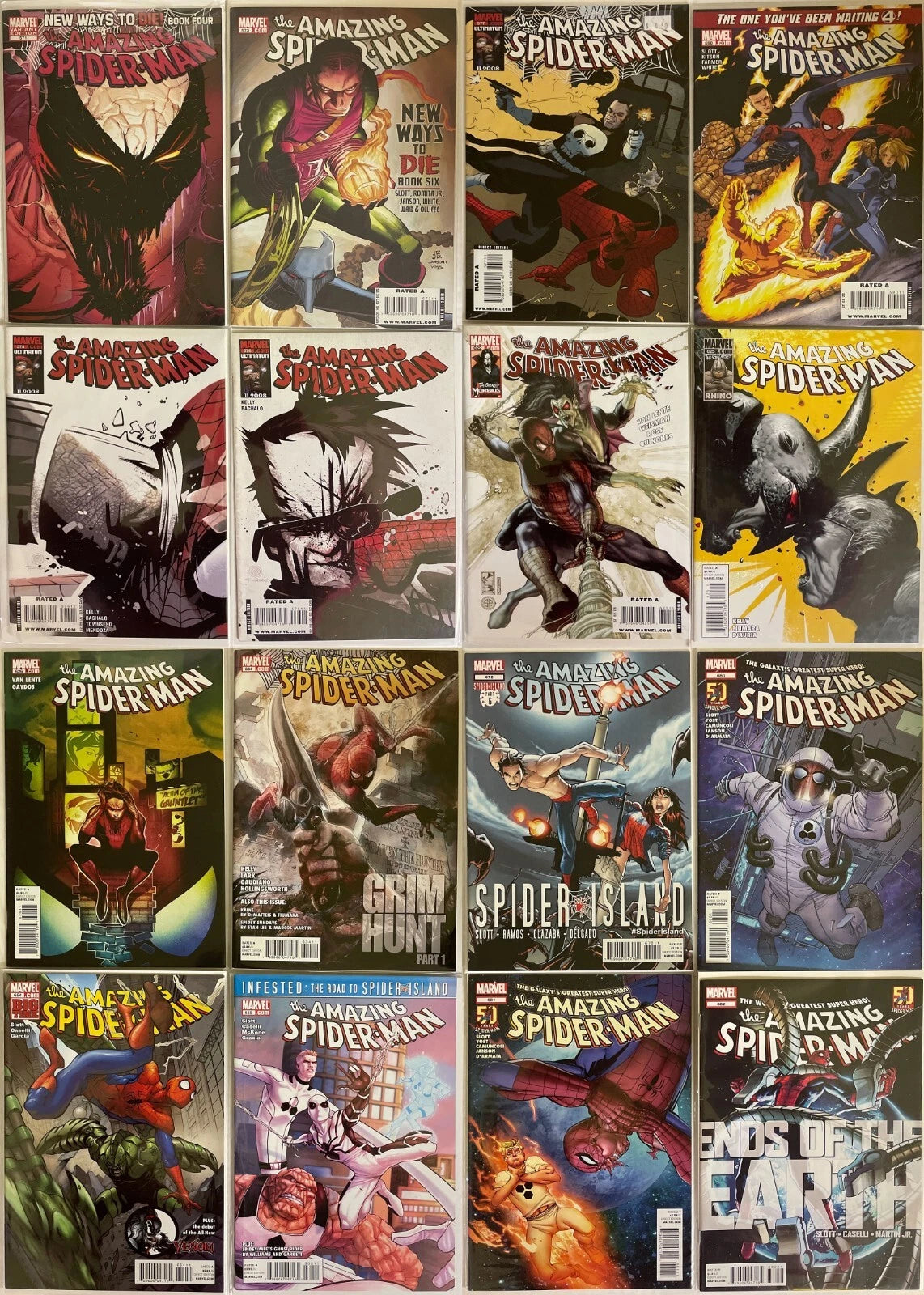 Amazing Spider-Man Mega Collection KEYS 29 100 101 122 124 134 194 252 316