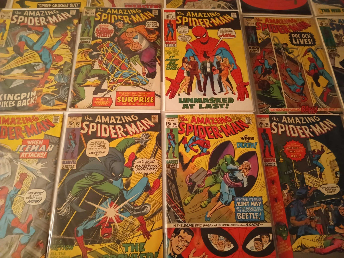 Amazing Spider-Man #39-200 INSANE COLLECTION LOT 45 57 90 97 122 HIGH GRADE