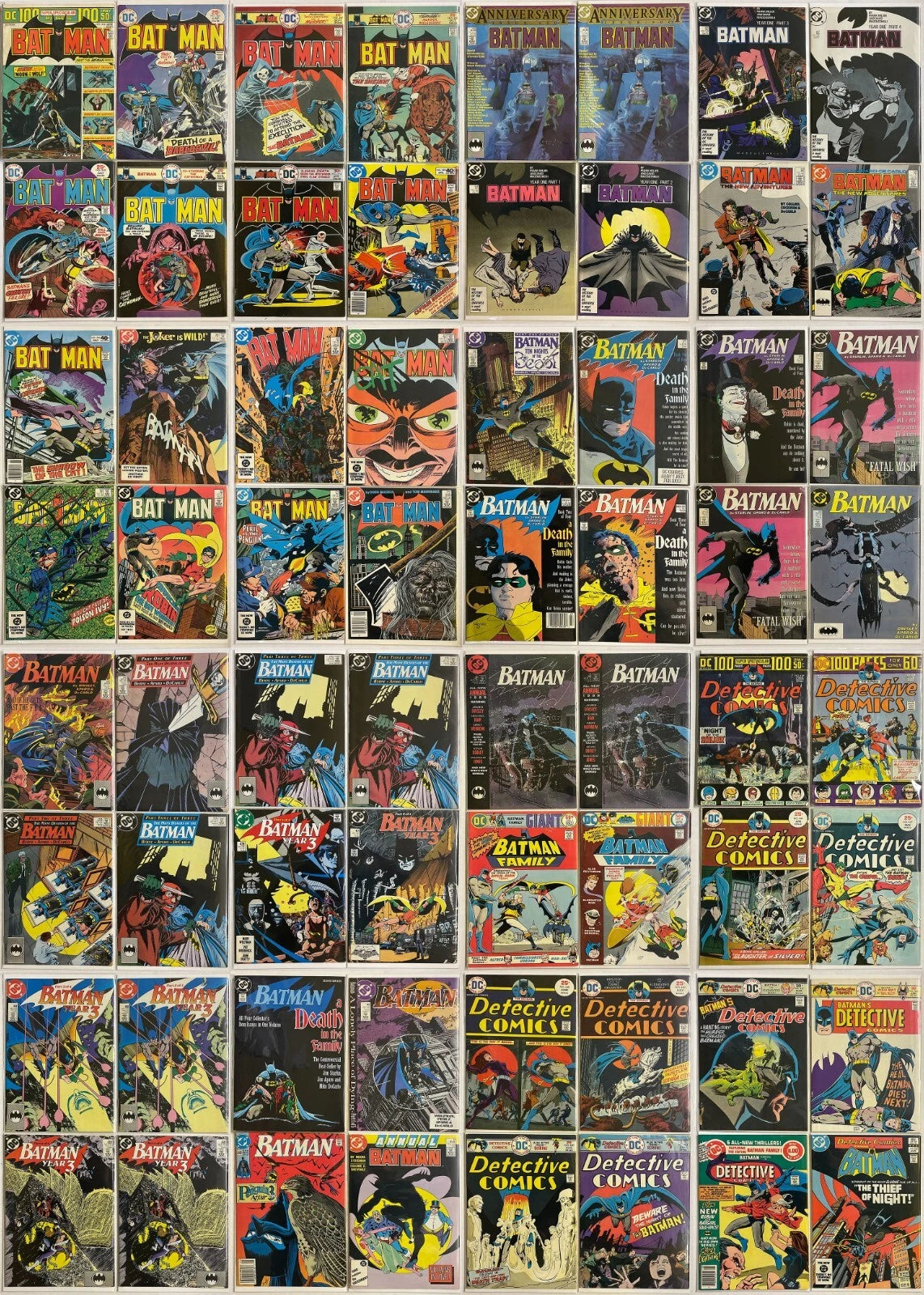 Batman Detective Comics Pristine Runs DC Keys 255 404 426 436 477 NM