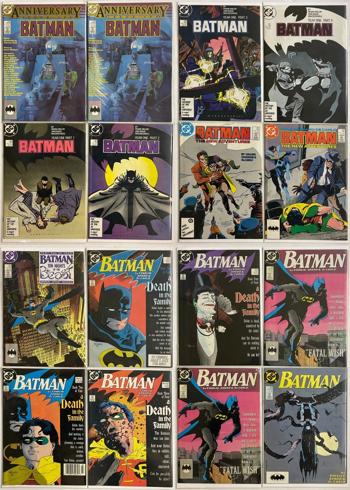 Batman Detective Comics Pristine Runs DC Keys 255 404 426 436 477 NM