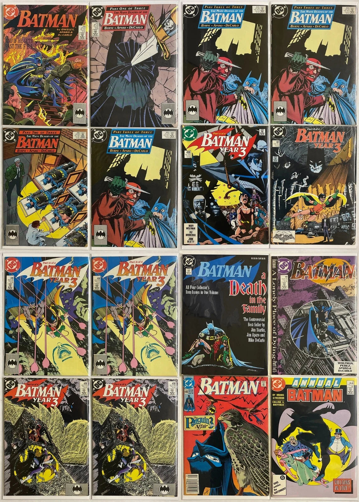 Batman Detective Comics Pristine Runs DC Keys 255 404 426 436 477 NM