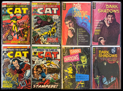 Bronze Age Horror Lot Marvel KEYS Cat Dark Shadows Ghost Rider High Grade