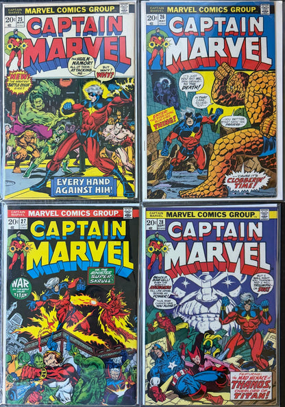 Captain Marvel 1-61 1968 Complete Full Run HIGH GRADE Near Mint KEYS