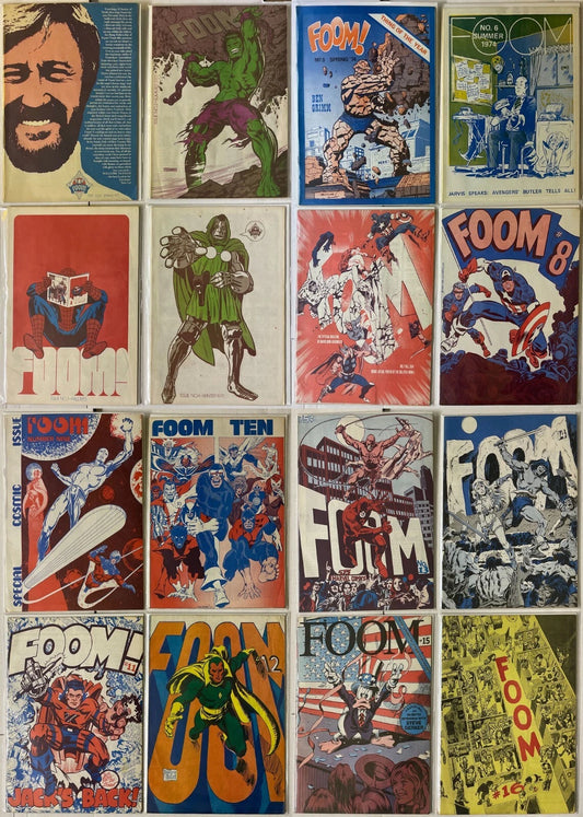 FOOM 1-22 MARVEL Magazine Lot of 22 Complete Full Run