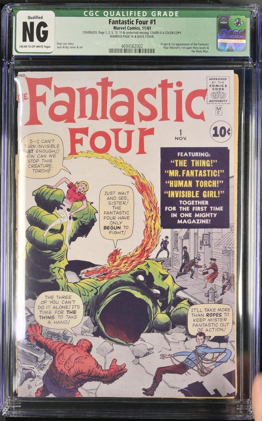 Fantastic Four 1 Marvel 1961 CGC 1st app