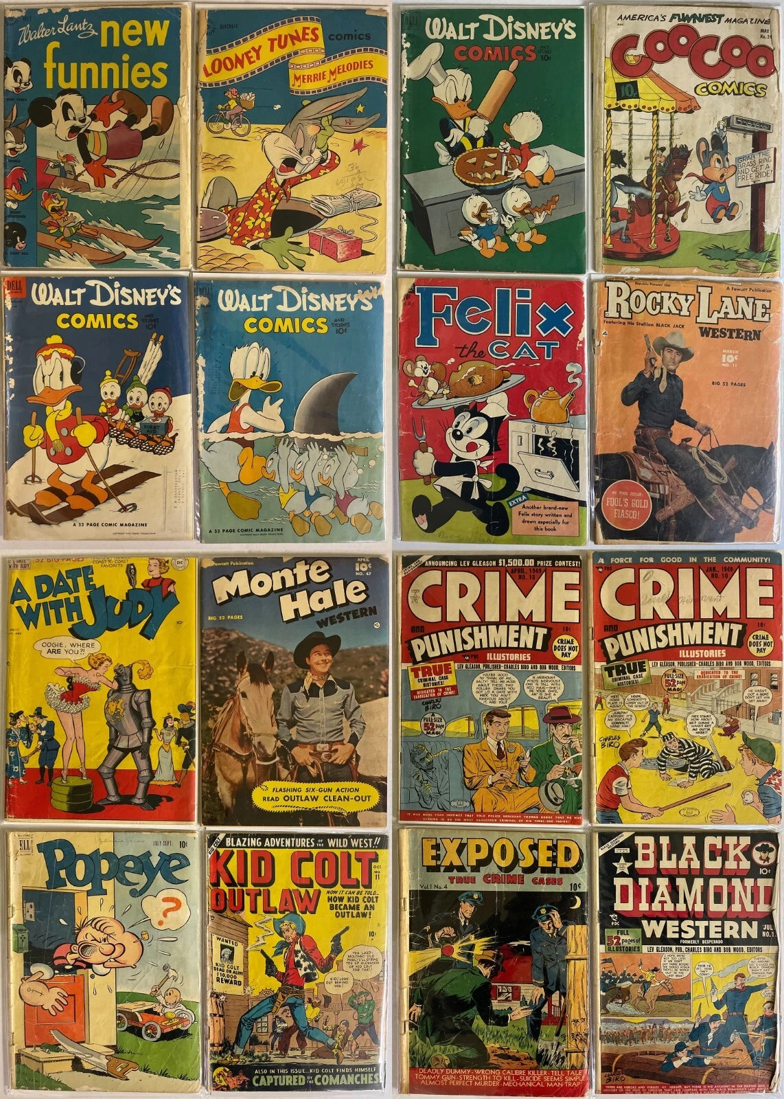 Golden Age Collection Batman 42 Mister Mystery 11 DC MARVEL DELL FAWCETT