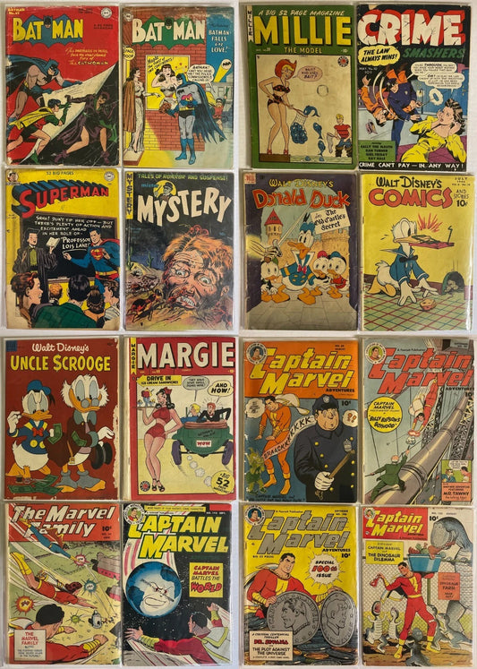 Golden Age Collection Batman 42 Mister Mystery 11 DC MARVEL DELL FAWCETT