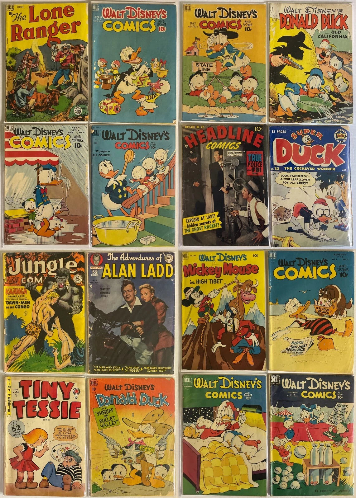 Golden Age Collection Batman 42 Mister Mystery 11 DC MARVEL DELL FAWCETT