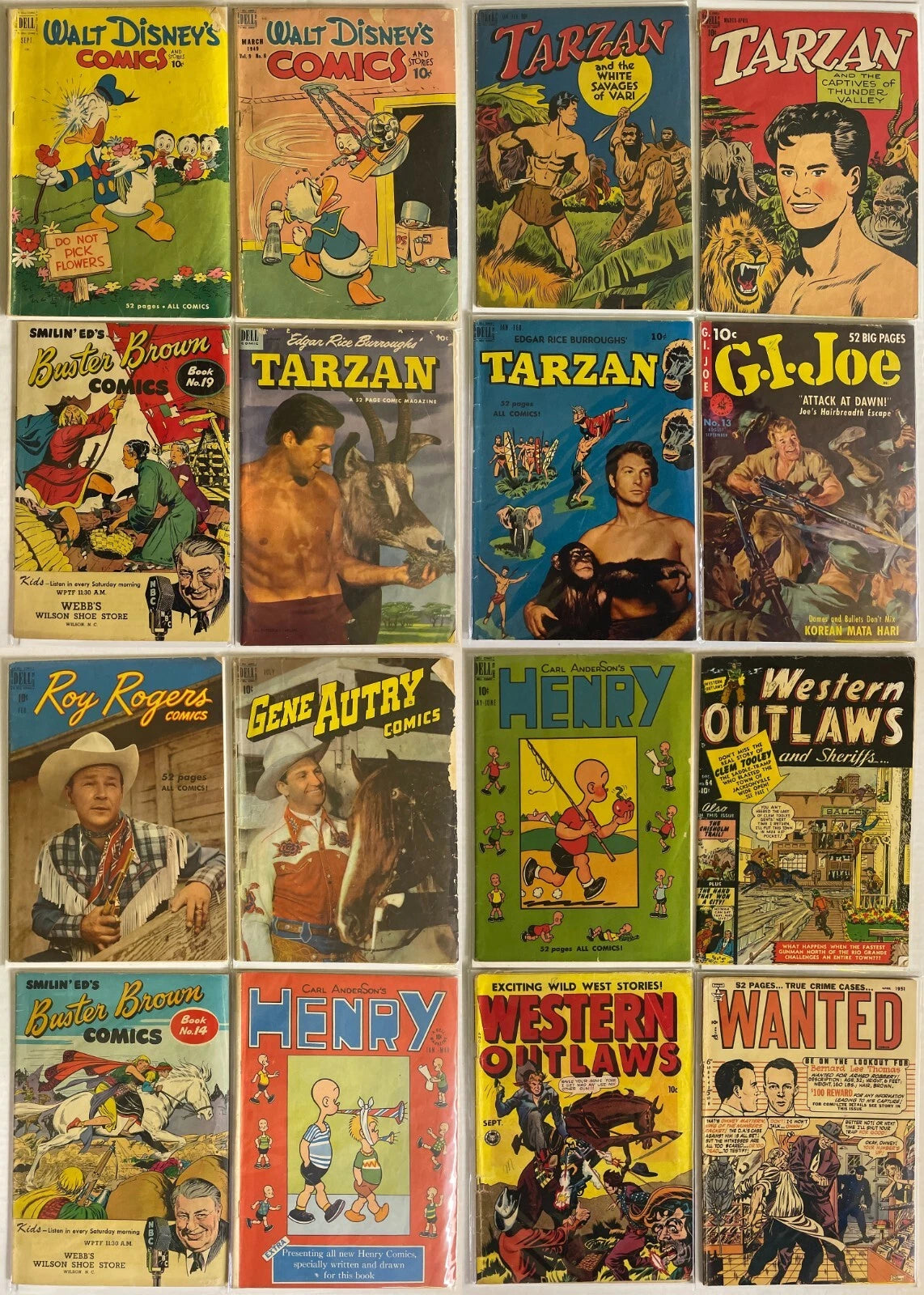 Golden Age Collection Batman 42 Mister Mystery 11 DC MARVEL DELL FAWCETT