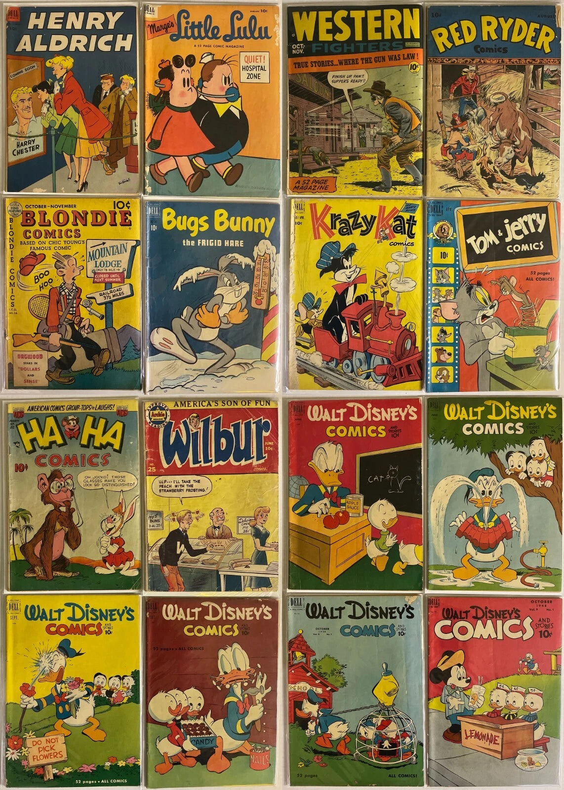 Golden Age Collection Batman 42 Mister Mystery 11 DC MARVEL DELL FAWCETT