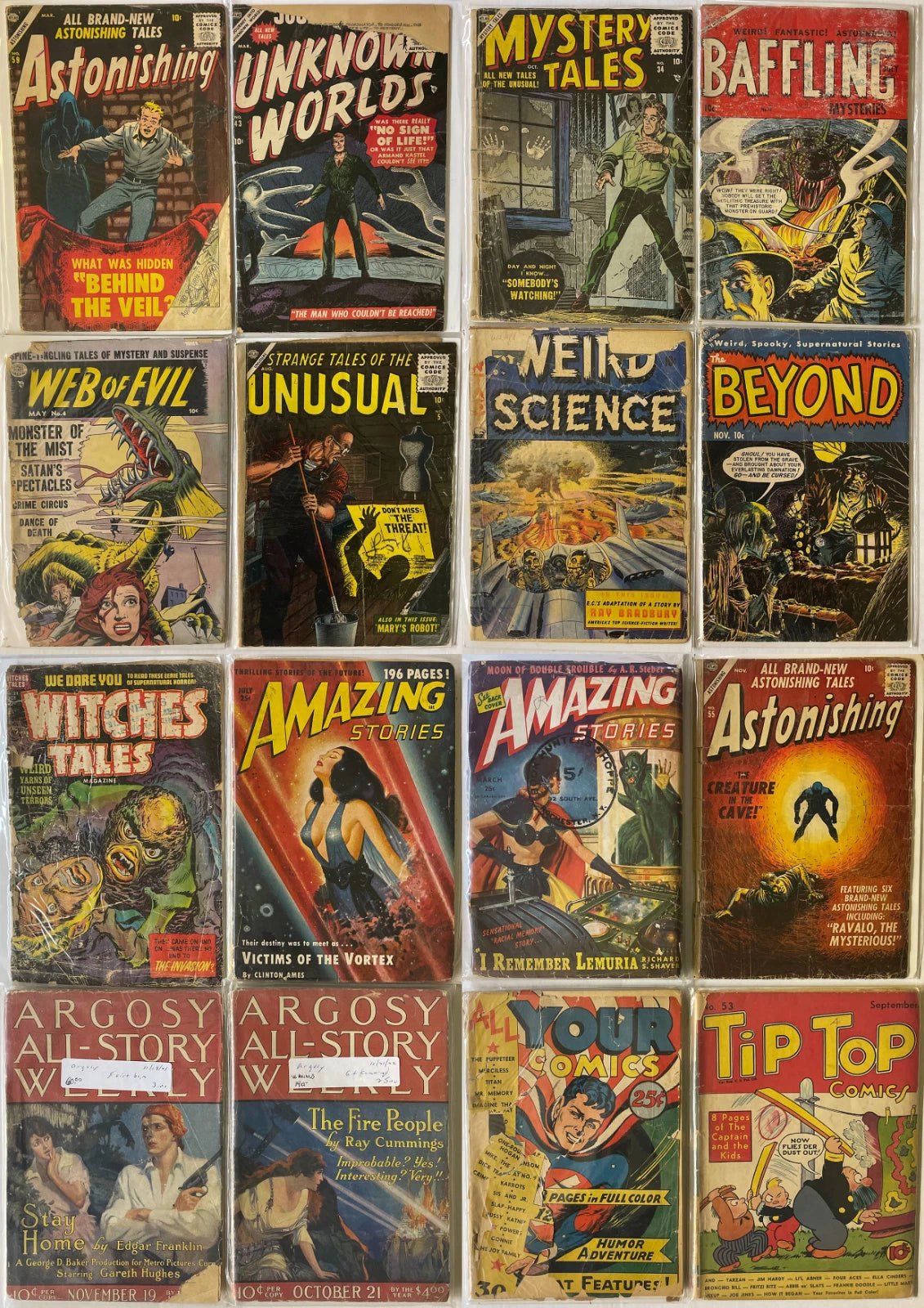 Golden Age Comic Collection Gangsters Can't Win #2 Horror Sci Fi War