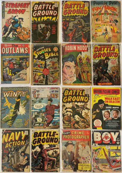 Golden Age Comic Collection Gangsters Can't Win #2 Horror Sci Fi War