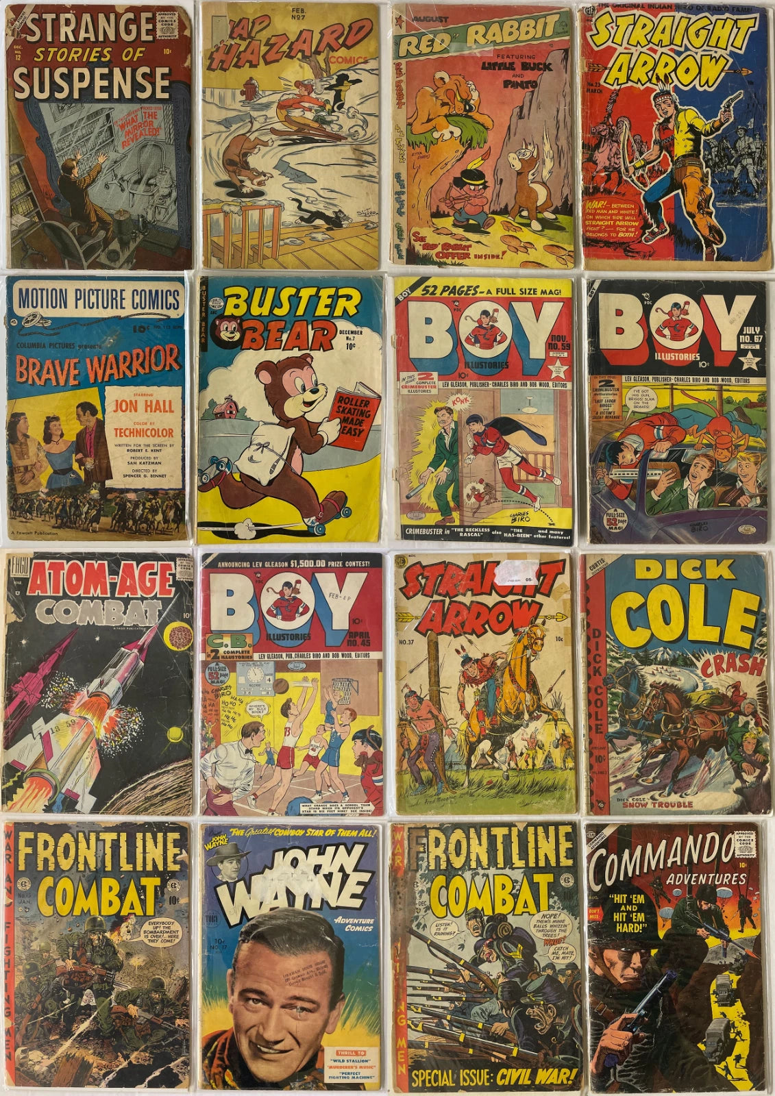Golden Age Comic Collection Gangsters Can't Win #2 Horror Sci Fi War