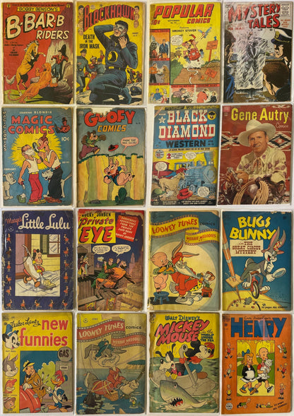 Golden Age Comic Collection Gangsters Can't Win #2 Horror Sci Fi War