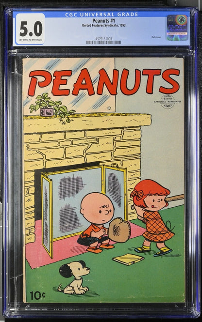 Peanuts #1 United Features Syndicate 1953 CGC 5.0 Sharp!