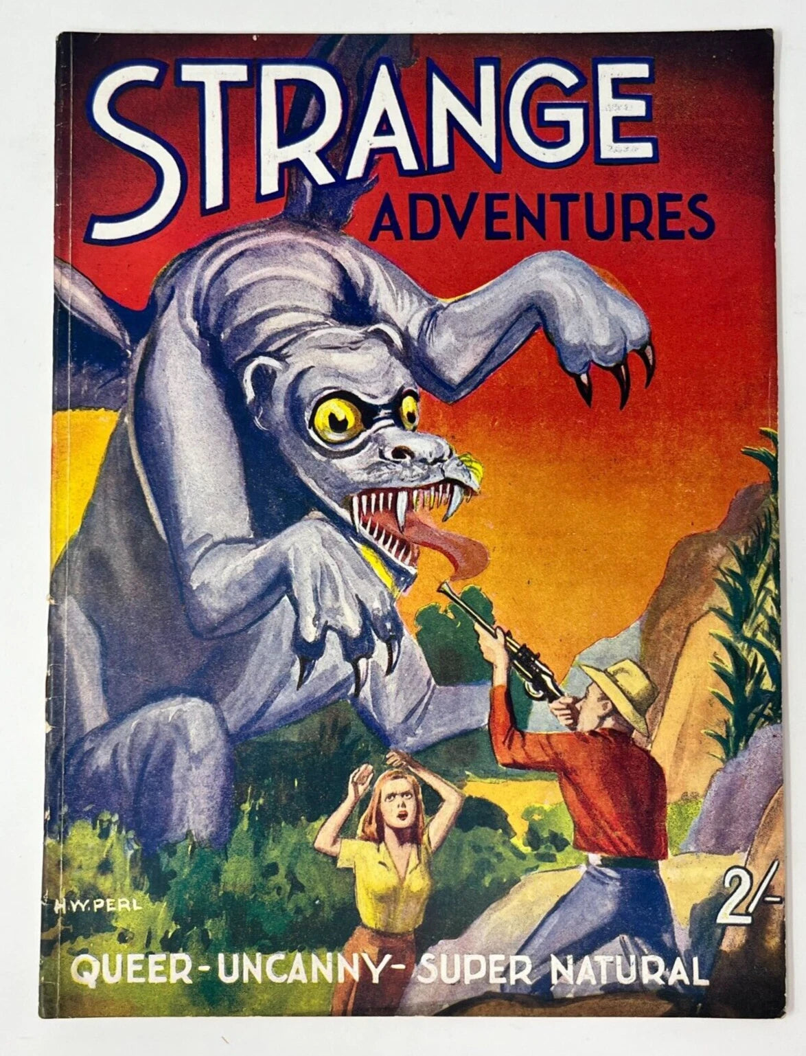 Strange Adventures #1 RARE Pulp Sci-Fi 1946 Norman Firth HIGH GRADE