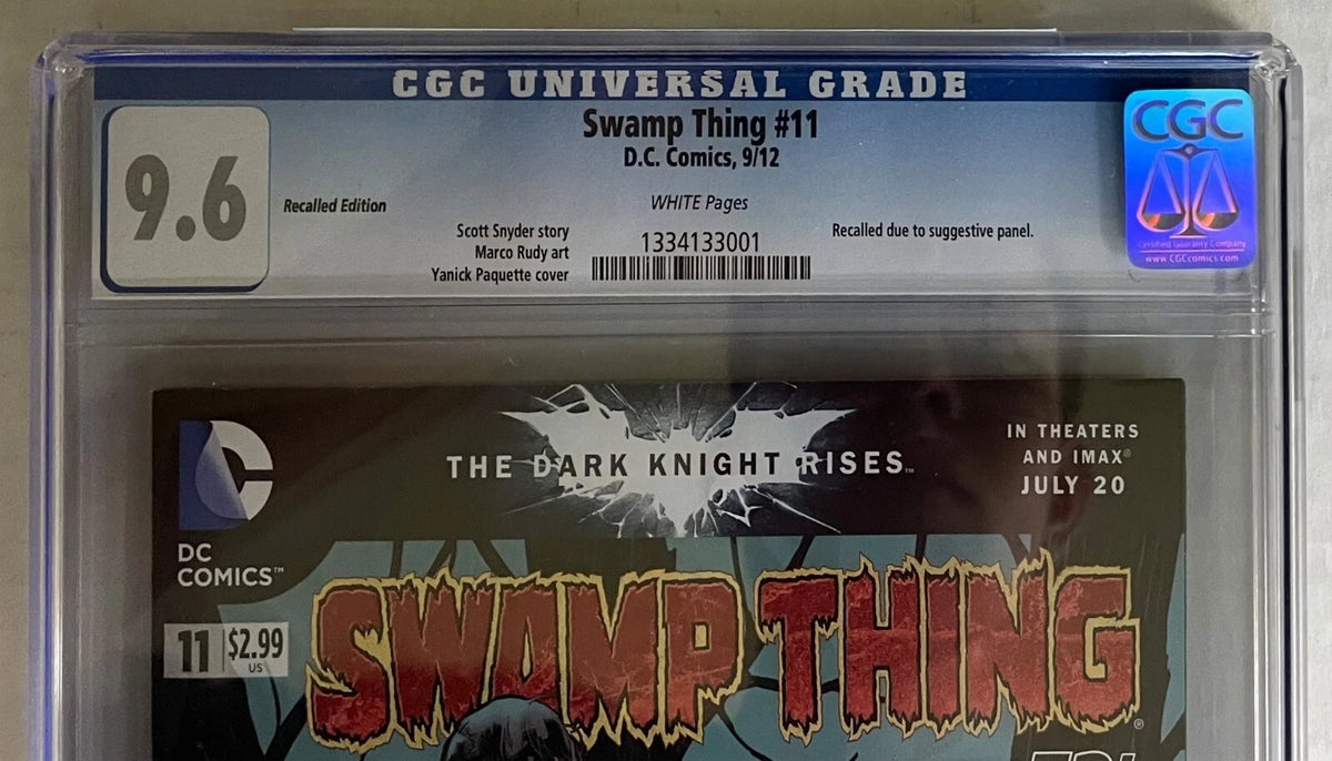 Swamp Thing #11 DC 2012 ERROR Recalled Edition CGC 9.6
