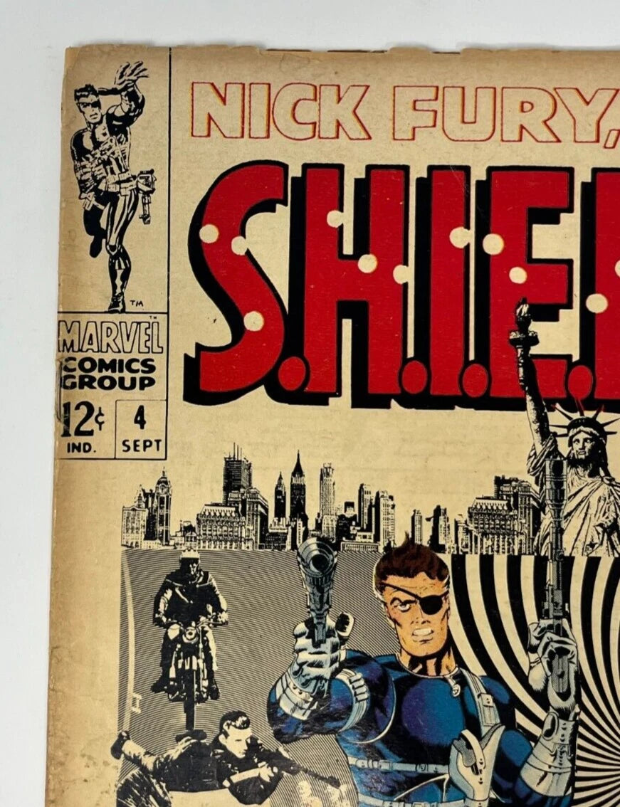 Nick Fury Agent of SHIELD #4 Marvel 1968 Jim Steranko Variant