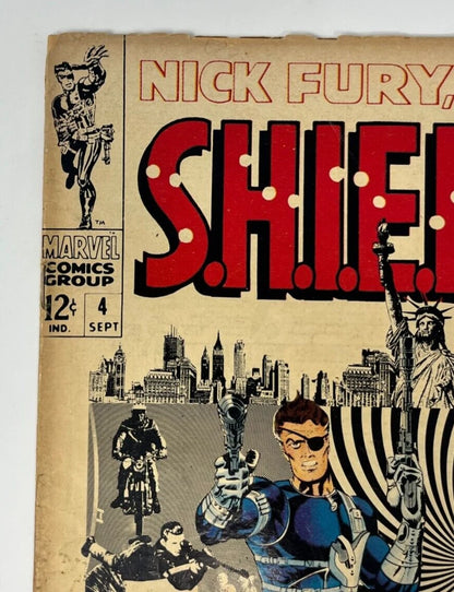 Nick Fury Agent of SHIELD #4 Marvel 1968 Jim Steranko Variant